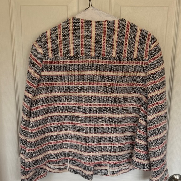 Zara Women's Summer Tweed Striped Jacket - M - Picture 3 of 5